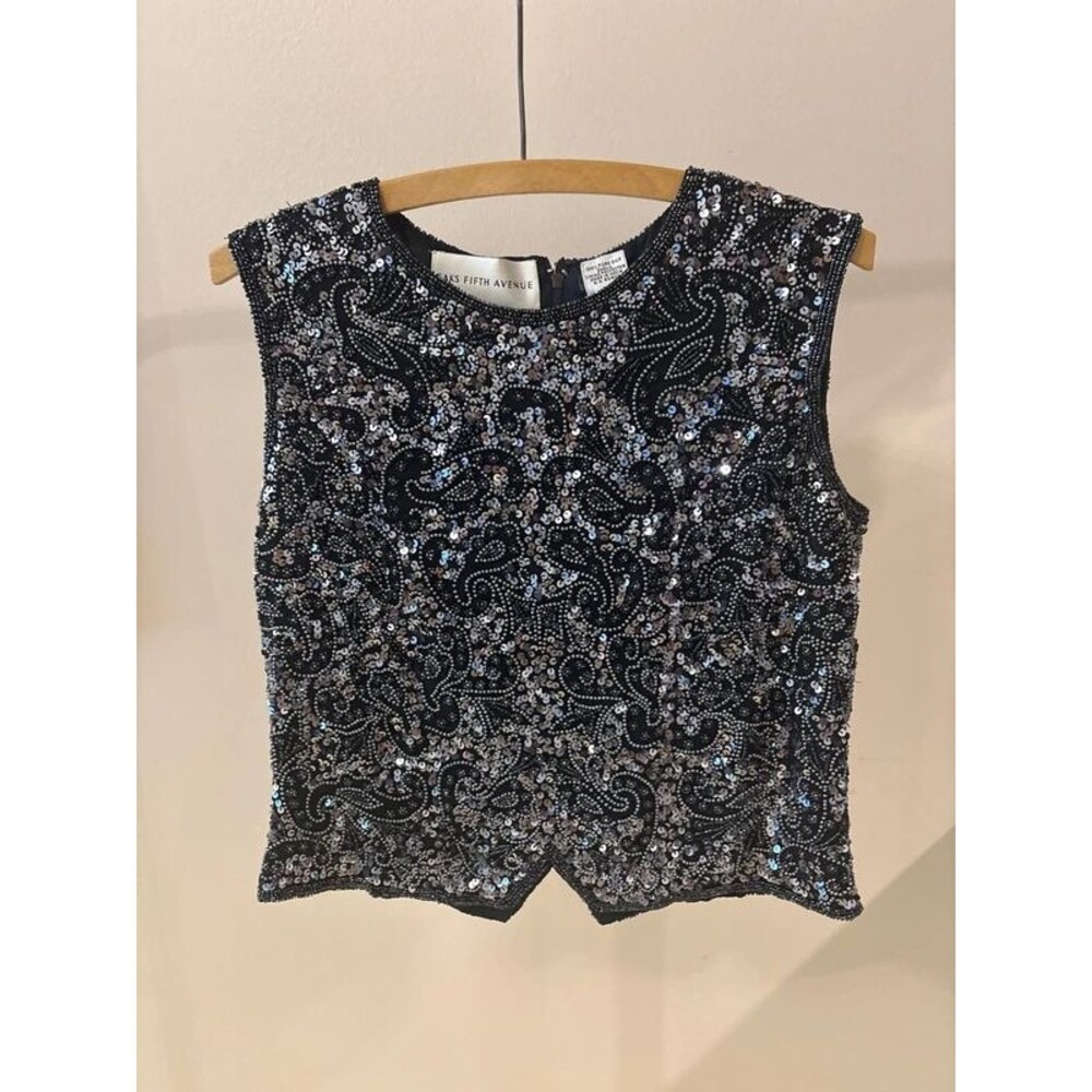 Vintage Saks Fifth Avenue Evening Top